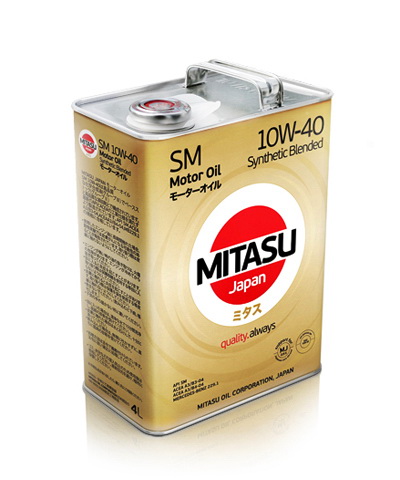 MITASU MOTOR OIL SM 10W-40 4л