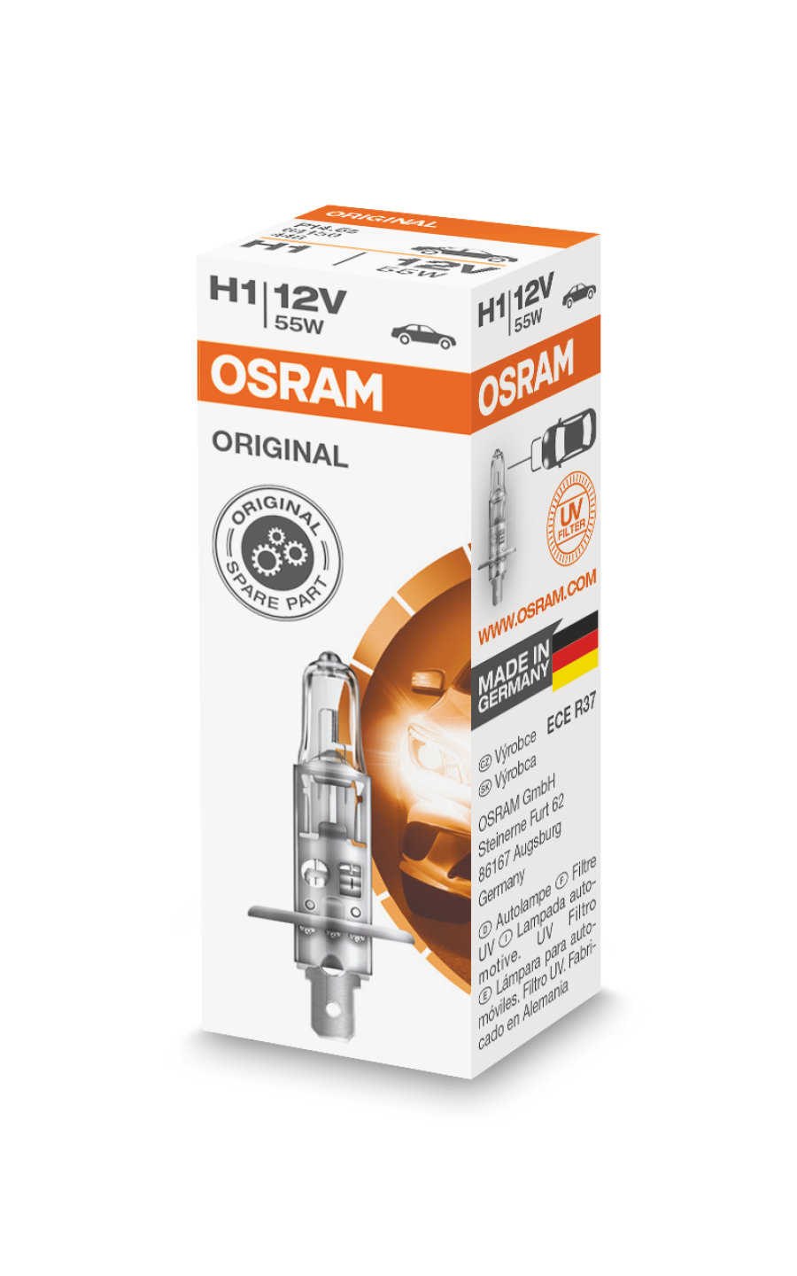 OSRAM ORIGINAL LINE 12V H1
