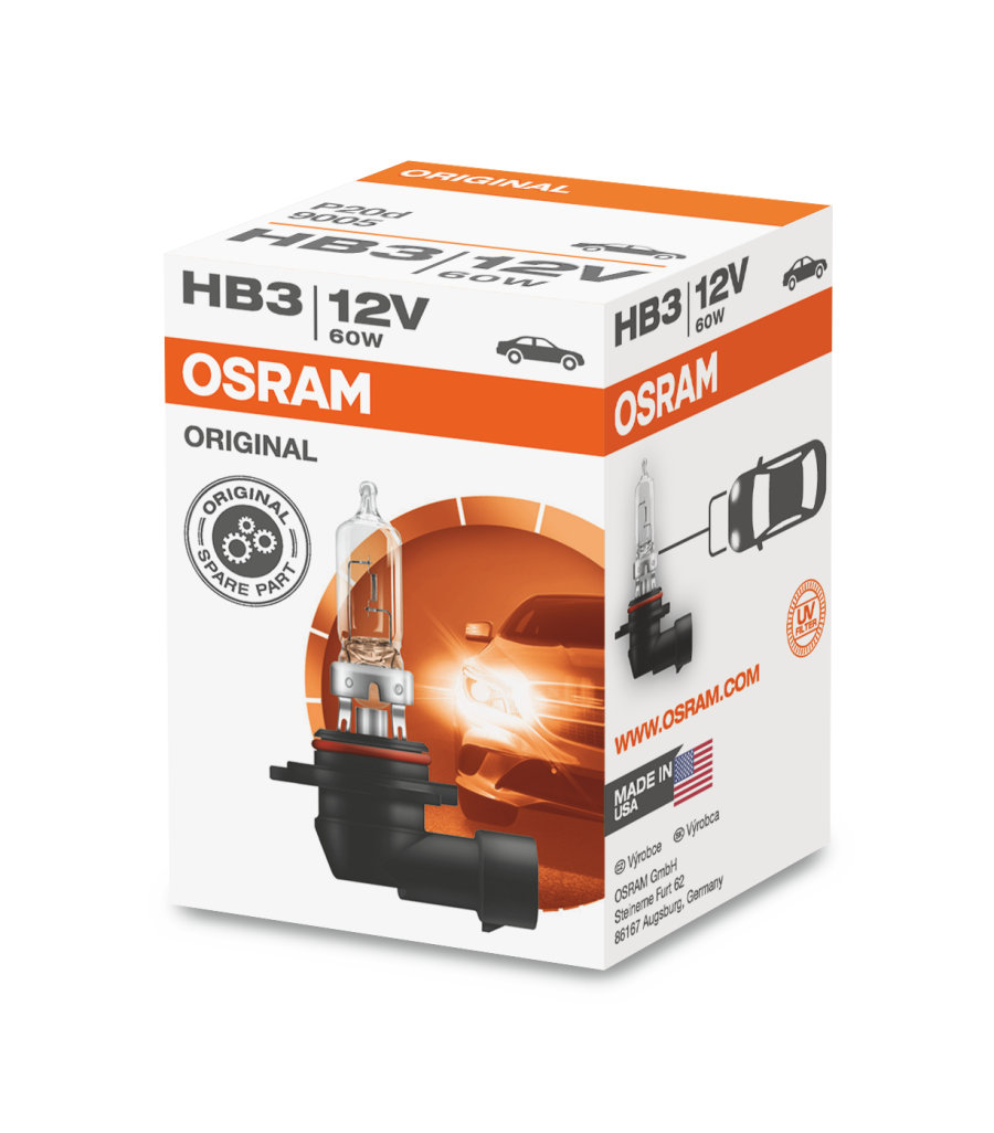 OSRAM ORIGINAL LINE 12V HB3