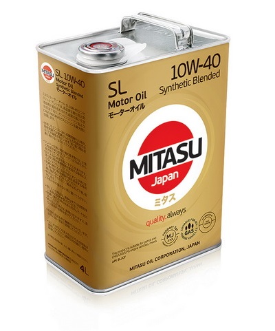 MITASU MOTOR OIL SL 10W-40 4л